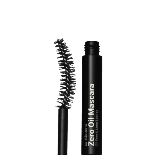 Sandstone Scandinavia Zero Oil Hypoallergenic Mascara Sensitive Eyes - Smudge-Proof, Lengthening and Defining - Fragrance Free, Vegan, Non Toxic - Oil Free and washable