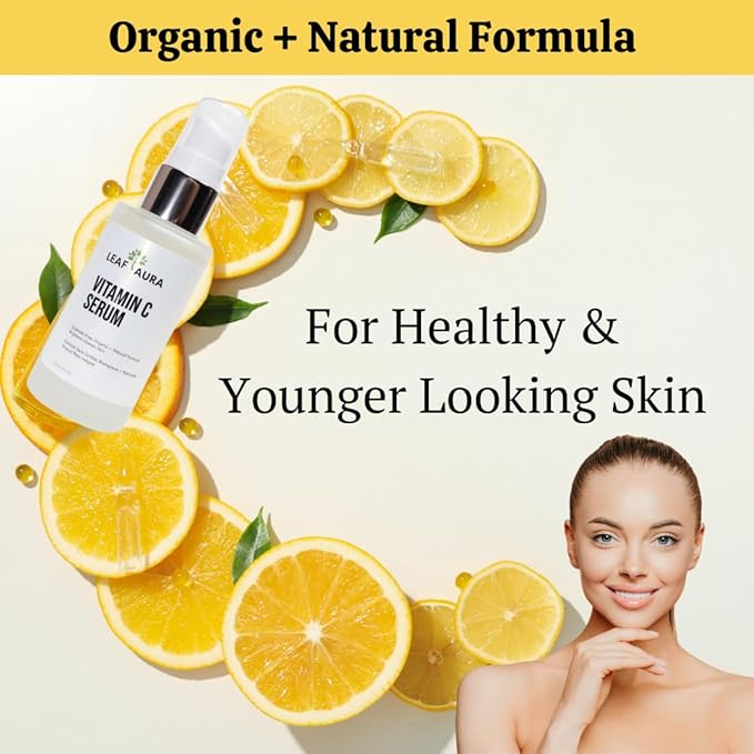 Skin Care Products Combo (5 Items) - Comes With Charcoal Cleanser, Grapefruit Cleanser, Vitamin C Serum, Hyaluronic Acid, Mango Moisturizer- Made with Natural + Organic Formula