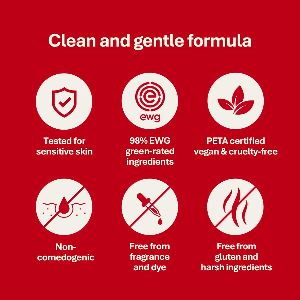 Rothea Resilience Cream, Anti-Aging with Bakuchiol 10,000ppm (Natural Retinol Alternative), Face Moisturizer, Neck Cream with Collagen, Ceramides, Peptides, Niacinamide, Korean Skin Care, 0.5 oz