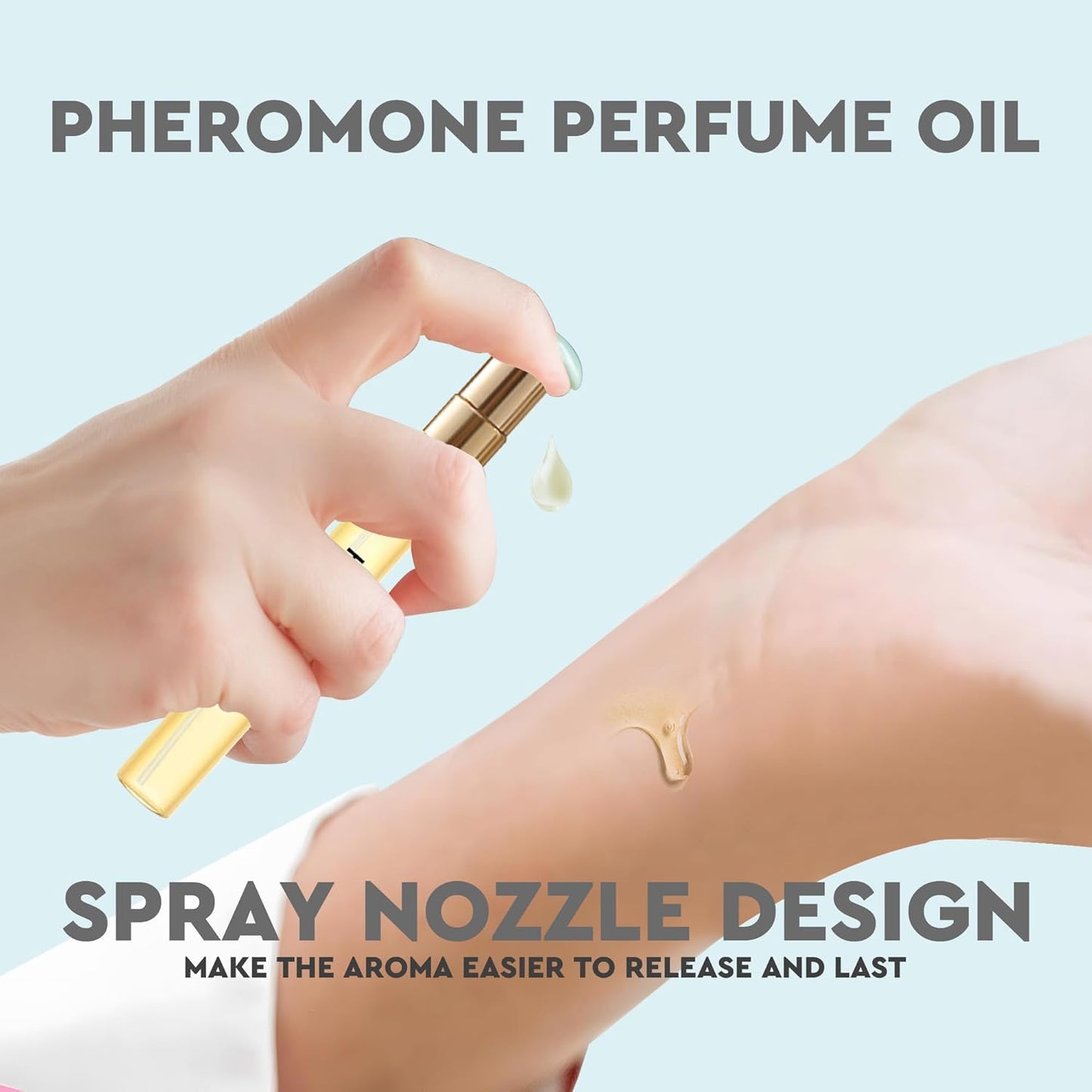 Pheromone Perfume for Women&Men, No. 91, Inspired by Black 0piu/m, Vanilla, Coffee, Amber, White Flowers, Sweet Spices Notes. Pheromone Cologne for Men&Women, 0.6 fl.oz,Travel Size