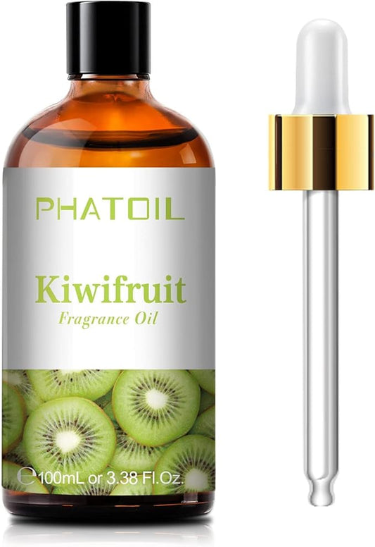 3.38FL.OZ Kiwifruit Fragrance Oils for Aromatherapy, Essential Oils for Diffusers for Home, Perfect for Diffuser, Yoga, Skin Care, DIY Candle and Soap Making - 100ml