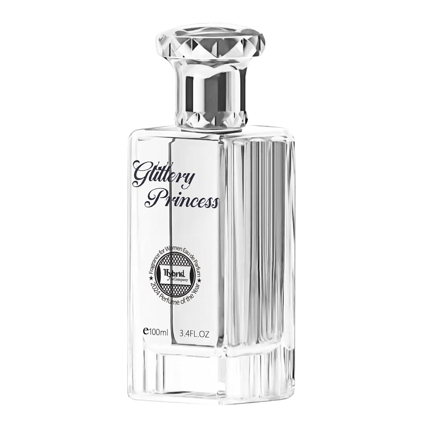 Hybrid & Company Women Glittery Princess Pour Femme Eau De Parfum Vaporisateur Natural Spray 3.4 Fl Oz