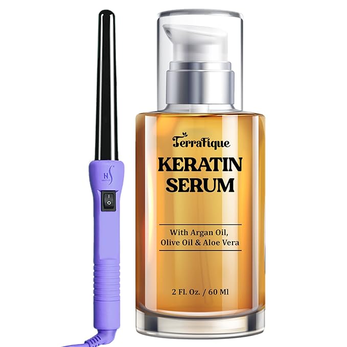 Keratin Hair Serum - Herstyler Grande Curling Iron Set