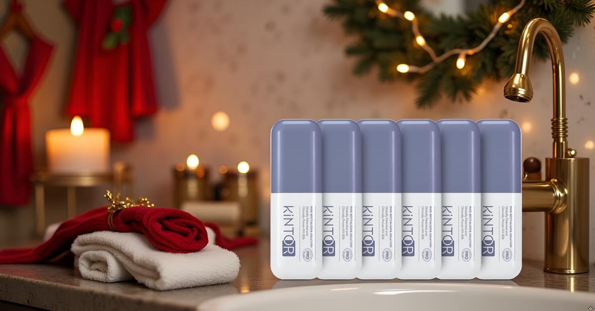 0.9% KX-826 KINTOR Hair Growth Spray,Strengthen Hair Nourish Hair follicles,Hair Care Products for Sparse Hair and Oily Hair Men&Women,360ml,Pro