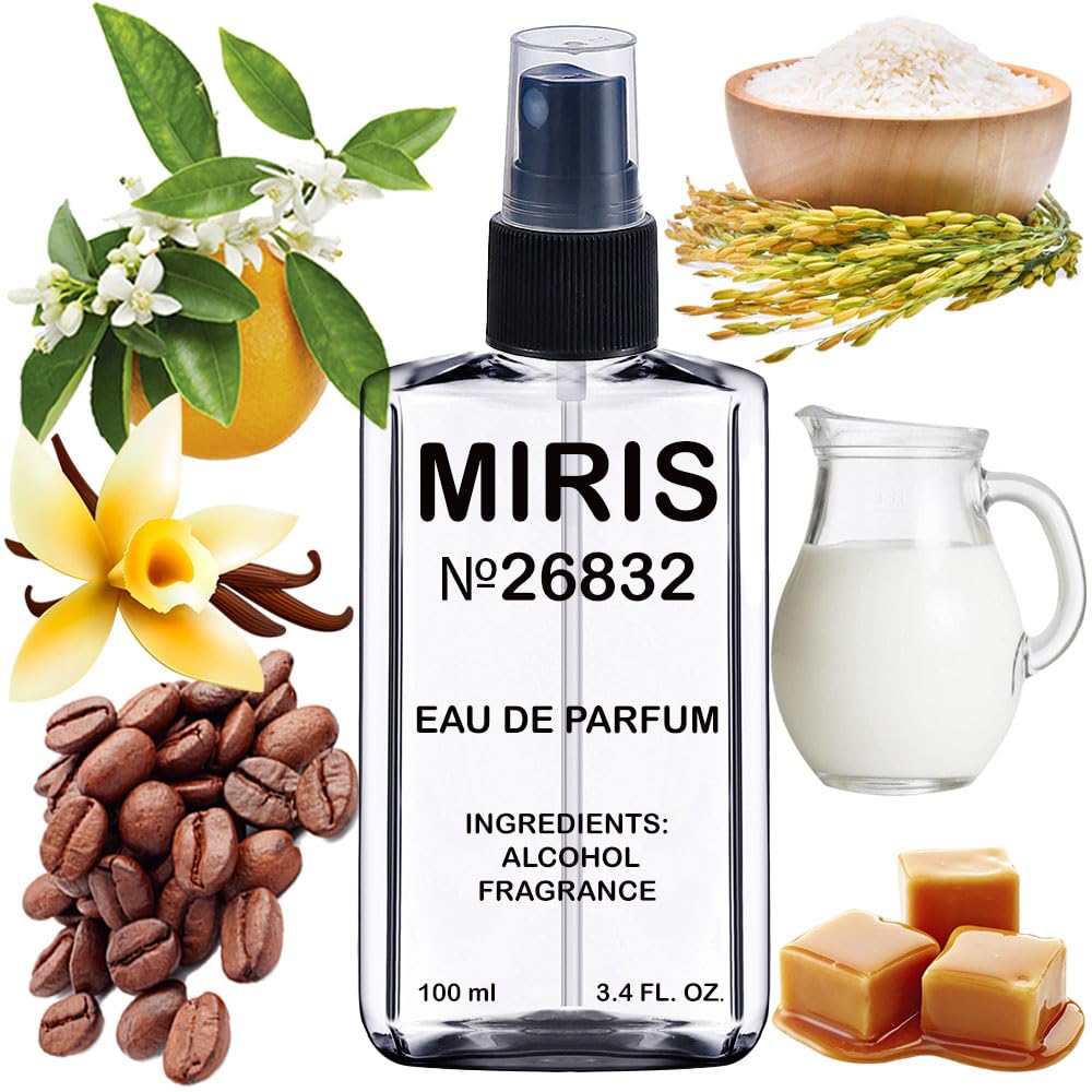 MIRIS No. 26832, Inspired by Black Opiu Nuit Blanche, Long-Lasting Eau de Parfum for Women, Spray 3.4 Fl Oz / 100 ml