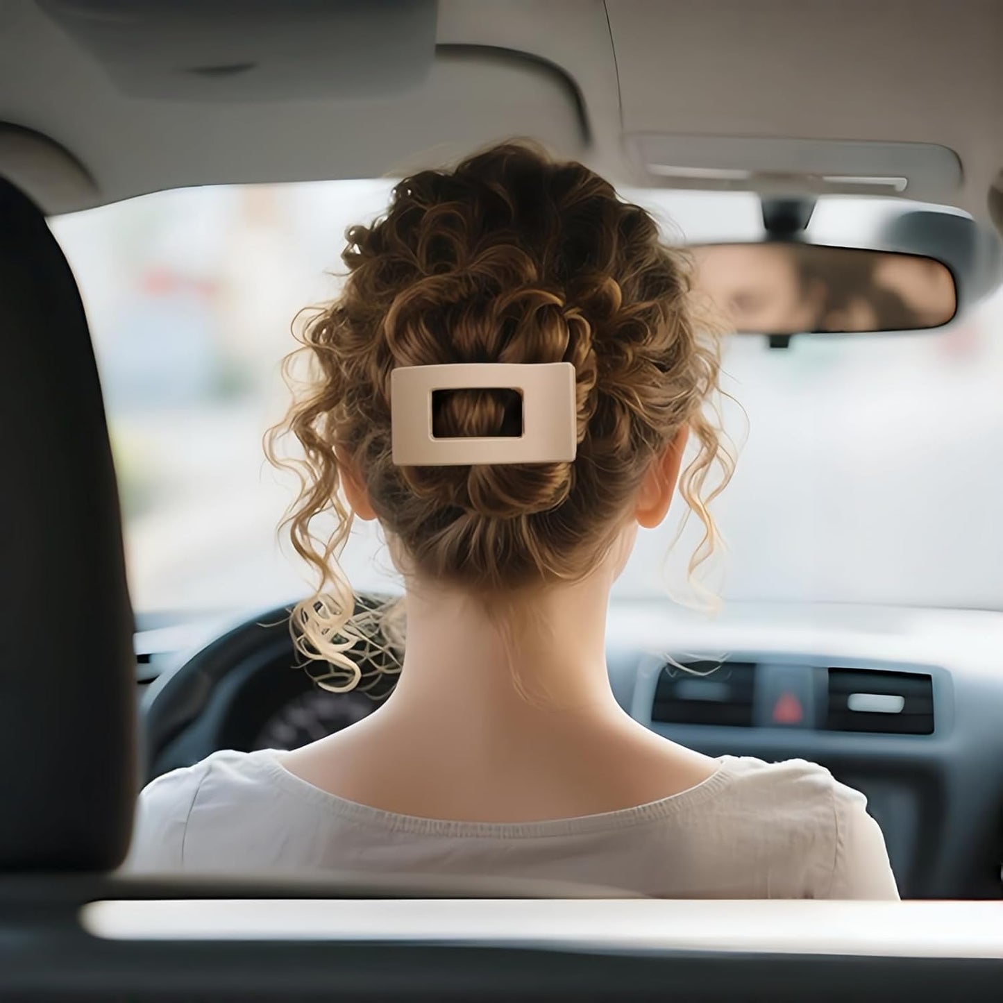 3Pcs Hair Claw Clips，Flat Hair Clips for Women Girls，French Duck Billed Hair Jaw Claw Clip, Non Slip Grip for Daily Styling Tortoise (matte finish)