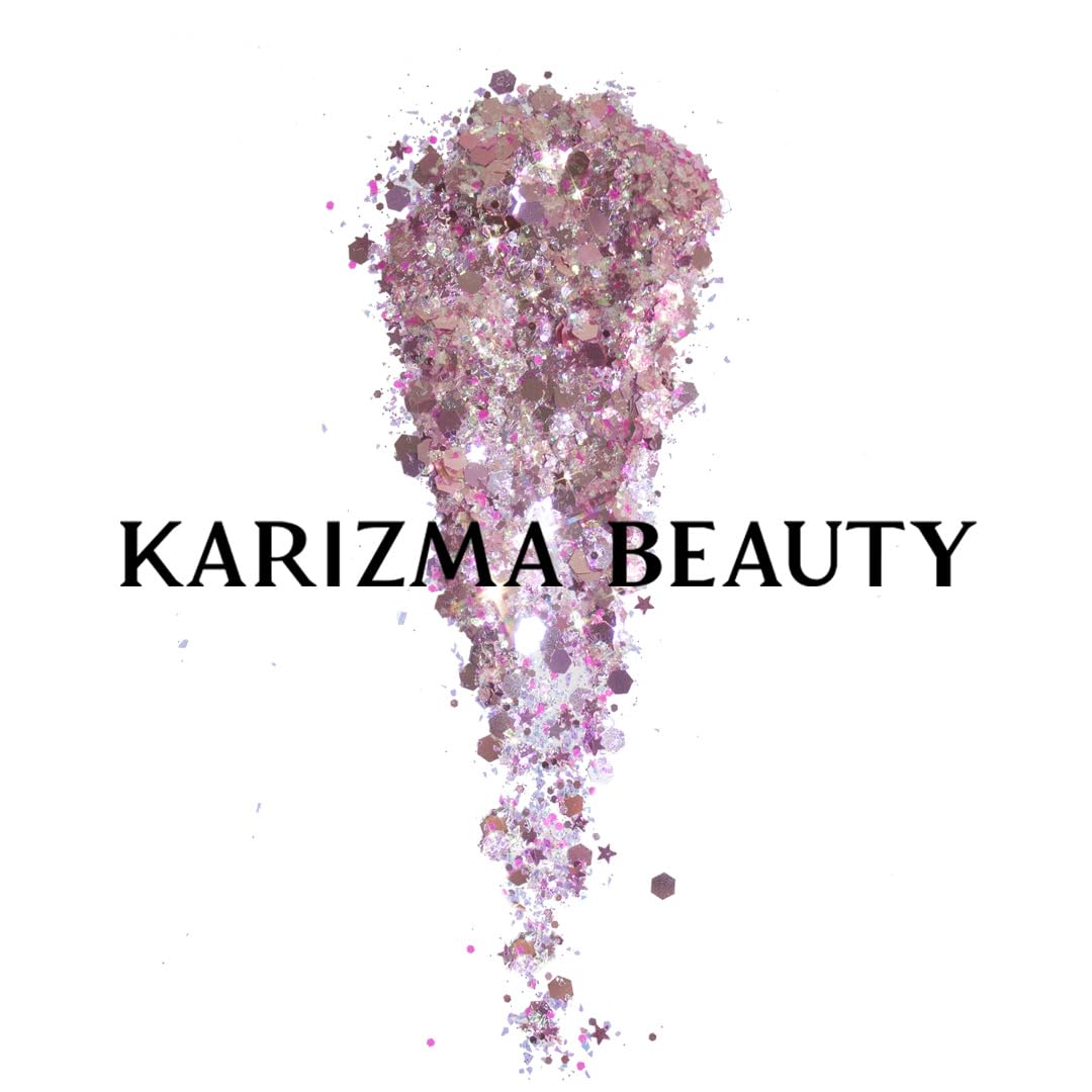 KARIZMA Pixie Dust Body Glitter. 10g Chunky Face Hair, Eye and Body for Women. Rave Festival Accessories, Cosmetic Makeup. Loose Set