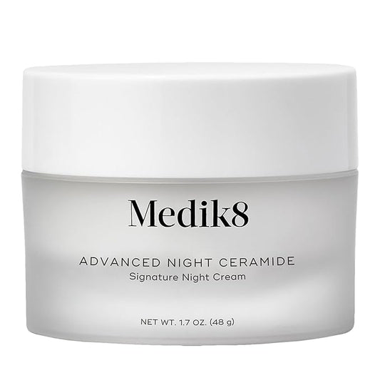 Medik8 Advanced Night Ceramide - Plumping, Hydrating Night Cream for Face - Face Moisturizer with Skin Tightening Ceramides and Antioxidants - 1.7 oz