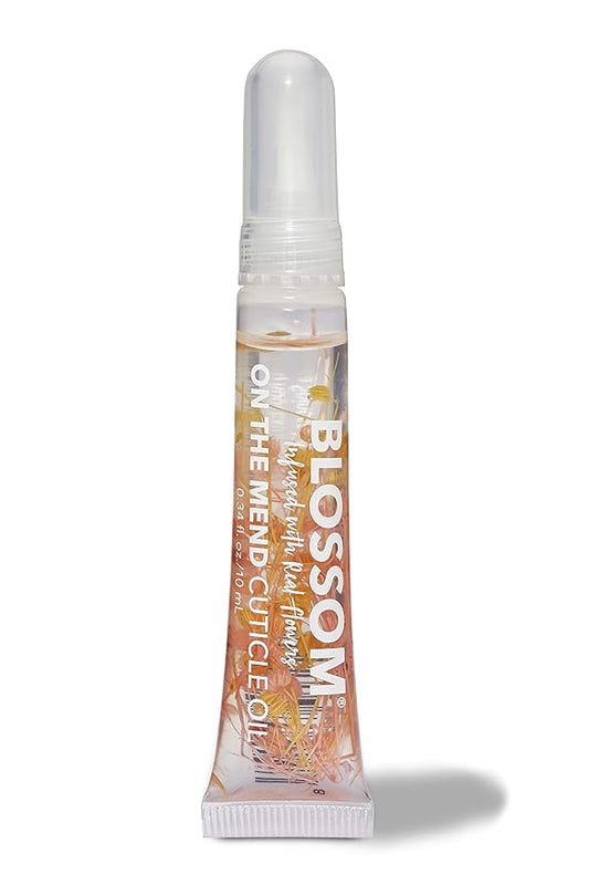 Blossom Cuticle Oil Pen for Nails, On the Mend Scented Travel Nail Oil for Growth and Strength, Infused with Real Flowers 0.34oz, Hibiscus