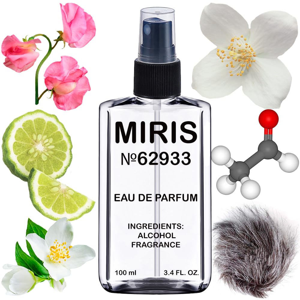 MIRIS No. 62933, Inspired by Mfk 724, Long-Lasting Unisex Eau de Parfum for Women & Men, Spray 3.4 Fl Oz / 100 ml