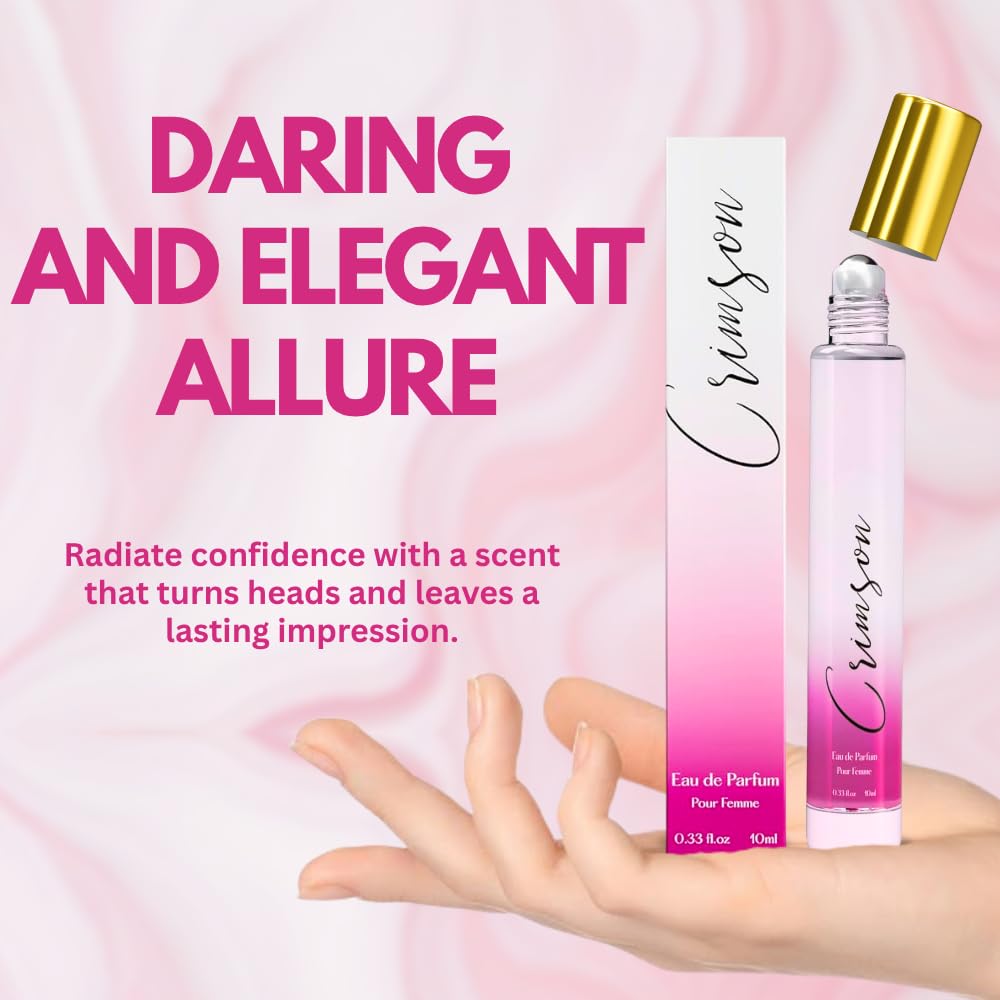 Perfume for Women Rollerball – INSPIRED by A WORLD RENOWED WOMEN'S PERFUME - Saffron, Jasmine, Amberwood, Cedar – Warm, Sexy, Sweet, Long-Lasting Eau De Parfum 10ml (0.33 fl oz)