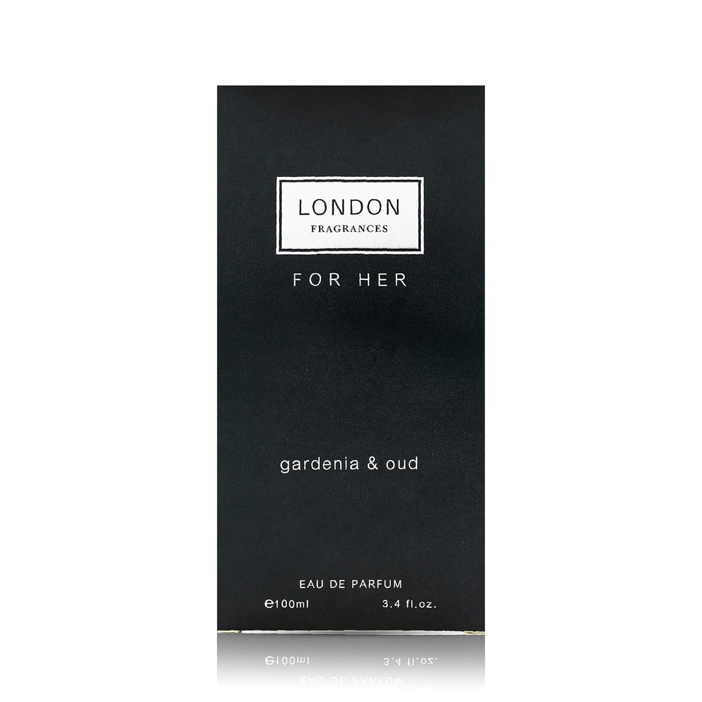 London Fragrances Gardenia and Oud - White Floral, Musky Scent - Women's Fragrance - Captivating Perfumes for Women - 3.4 oz EDP Spray