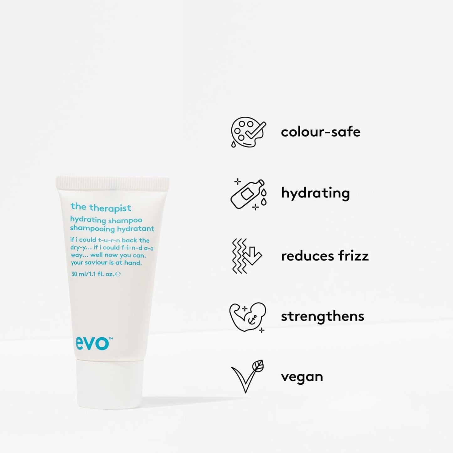 Evo The Hydrate Introduction Haircare Gift Set - Therapist Hydrating Shampoo & Conditioner, Head Mistress Cuticle Sealer and The Great Hydrator Moisture Mask