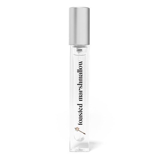 Just Juice Toasted Marshmallow - Vanilla Perfume for Women and Men - Gourmand Mini Travel Perfume with Caramel, Marshmallow, Amber Notes - 0.33 oz