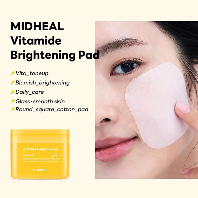 Mediheal Vita Glow Set – Vitamin C Brightening Serum & Eye Patches for Radiant Skin, Dark Circles & Dullness