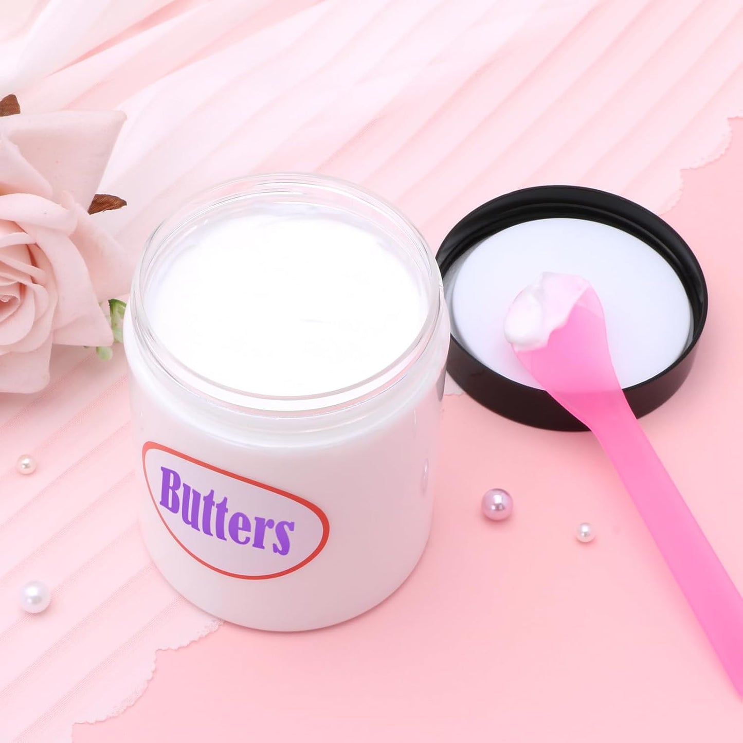 48 Pack 8oz Plastic Containers with Lids, Jars with Lids, Great for storing,lip balms, creams, ointments, cosmetics, samples