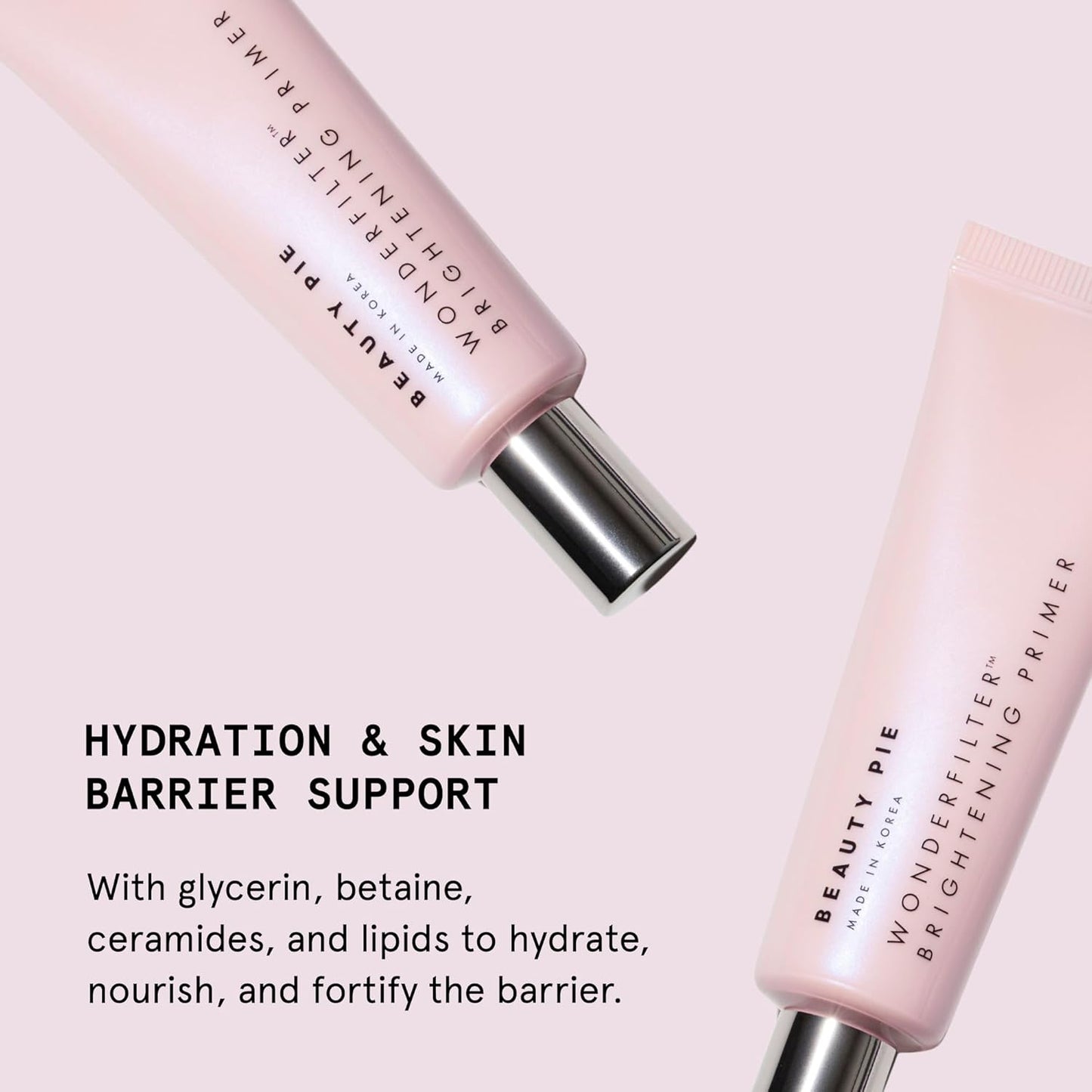Beauty Pie Wonderfilter Brightening Primer – Lightweight Skin-Barrier Skincare Primer with Prism Pearls, Ceramides & Niacinamide for Radiant, Blur Finish