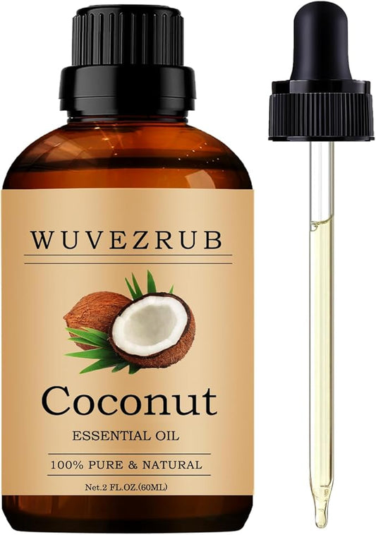 Coconut Essential Oils 60ML, Pure Coconut Essential Oil for Aromatherapy Diffuser - 2 Fl Oz
