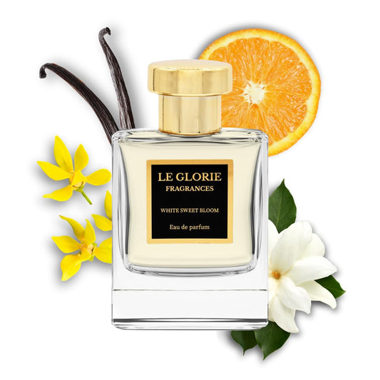 White Sweet Bloom EDP, Long Lasting 12-14 Hours Perfume Spray for Women, All Skin Types, Cruelty Free - 1.7 fl oz 50ml