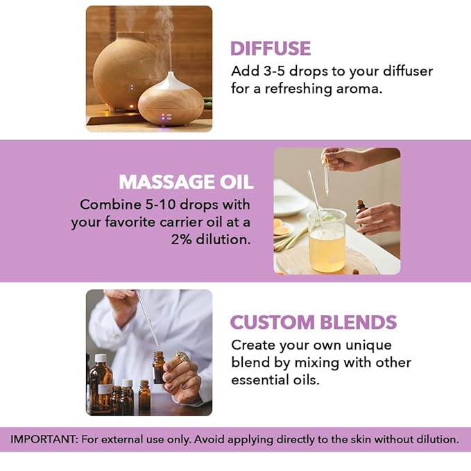 Majestic Pure Lavender Essential Oil | 100% Natural | Premium Grade Essential Oils for Hair Care, Home Diffusers, Skin, Aromatherapy, Massage and Humidifiers | 4 Fl Oz (Pack of 2)