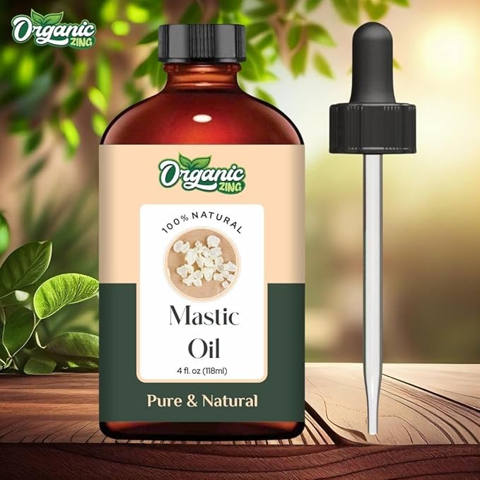 Mastic (Pistacia Lentiscus) Oil | Pure & Natural Essential Oil for Skincare, Aroma & Massage- 118ml/4 fl oz