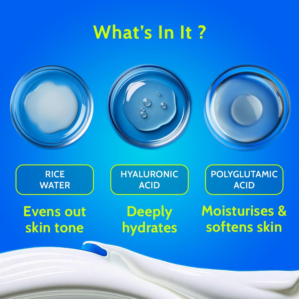 Chemist at Play Hydrating Body Lotion with Rice Water & Hyaluronic Acid for Deep Moisturization | All Skin Type | Hydrate Dry and Flaky Skin | Vegan & Cruelty-Free | 7 fl oz.