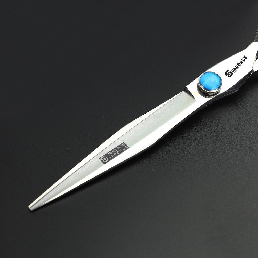 Professional Japanese Hair Scissors - 440C Stainless Steel/Rose Razor Edge (7 Inch Flat-B)