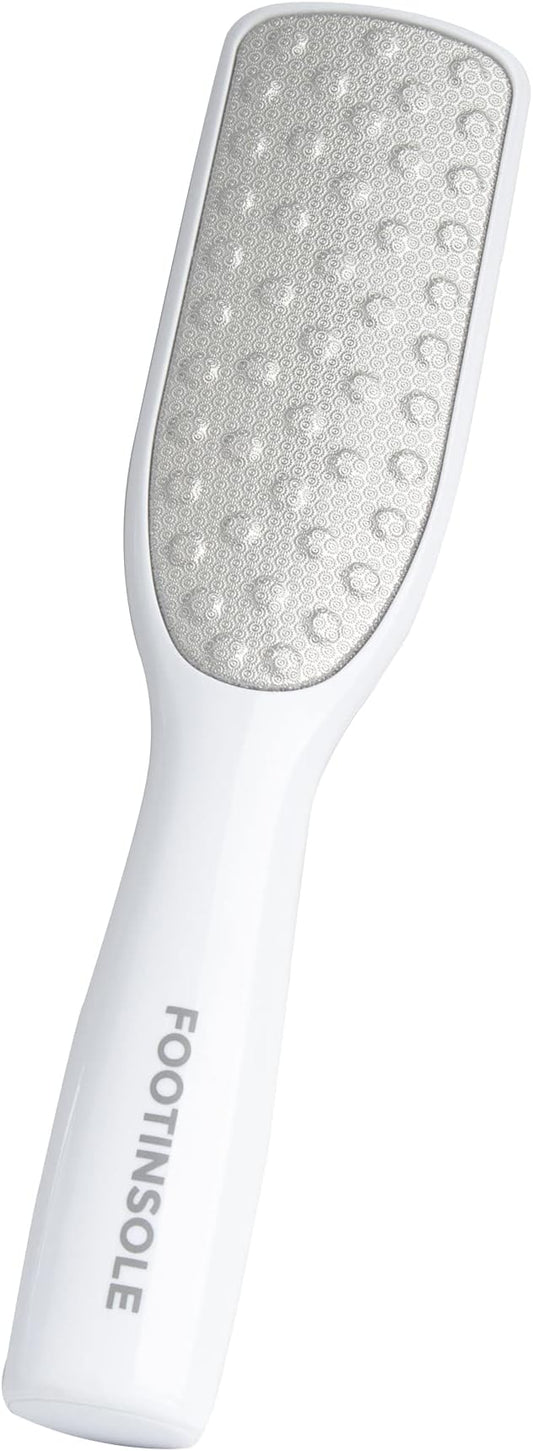Professional Dual-Sided Foot File : The Essential Callus Remover for Effortlessly Smooth and Soft Feet (White)