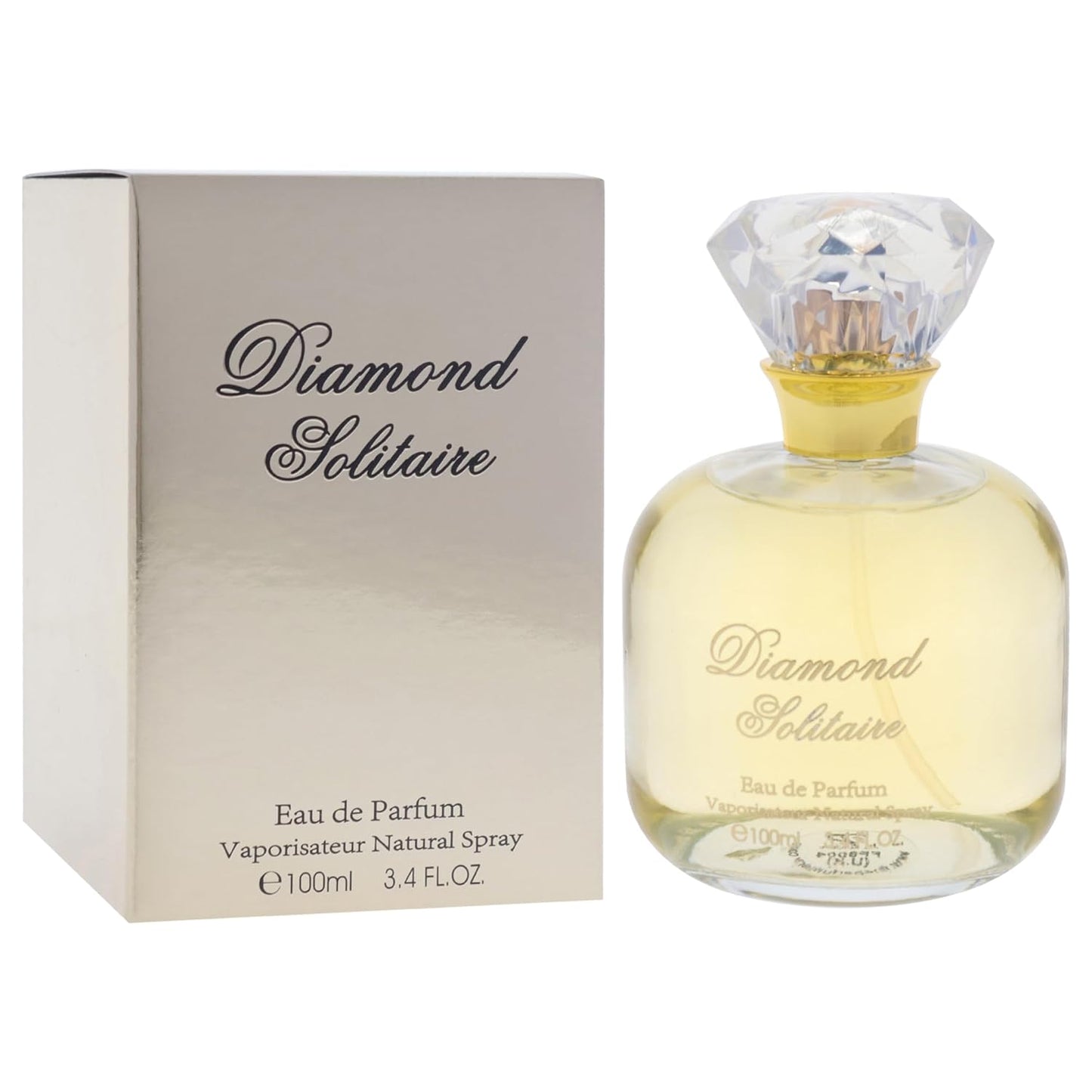 Diamond Solitaire - Long Lasting Perfume for Women - Floral Fragrances - Eau de Parfum - Bergamot, Rose Perfume for Women - 3.4 oz