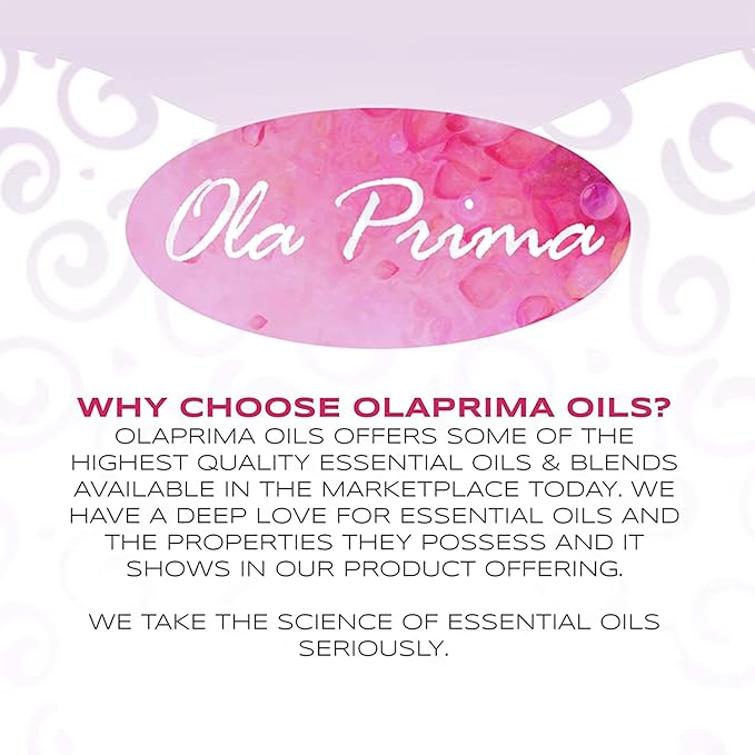 Ola Prima Lemon Essential Oil - Therapeutic Grade for Aromatherapy, Diffuser, Skin, Hair, Cleaning with Dropper – 4 fl oz