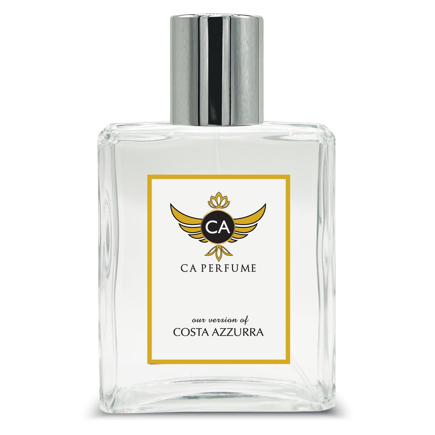CA Perfume Impression of Costa Azzurra For Women & Men Replica Fragrance Dupes Eau de Parfum Spray Bottle 3.4 Fl Oz/100ml