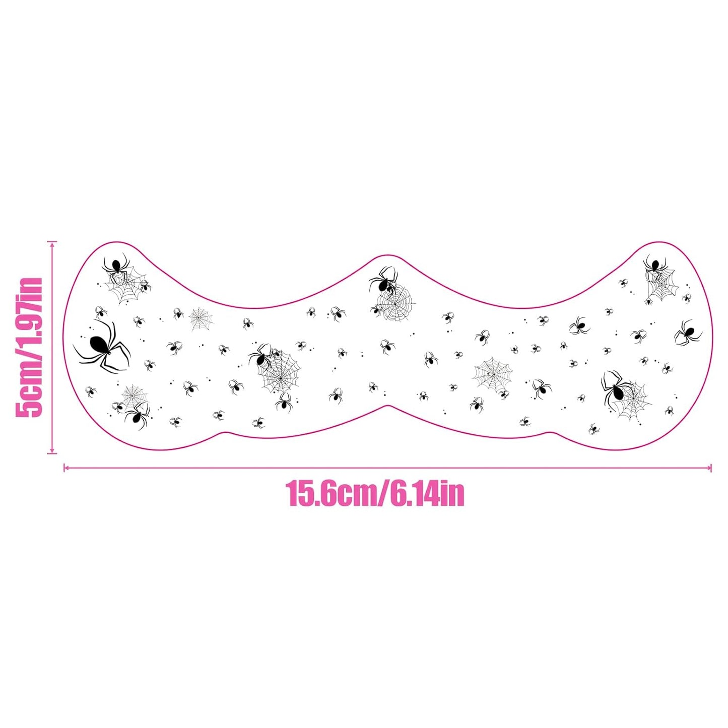 Halloween Gothic Freckles Face Tattoo, Temporary Tattoos with Spider&Spiderweb Design, Temporary Makeup Freckles Tattoos, Freckles Face Tattoo Stickers for Women, Kids, Halloween, 8Pcs