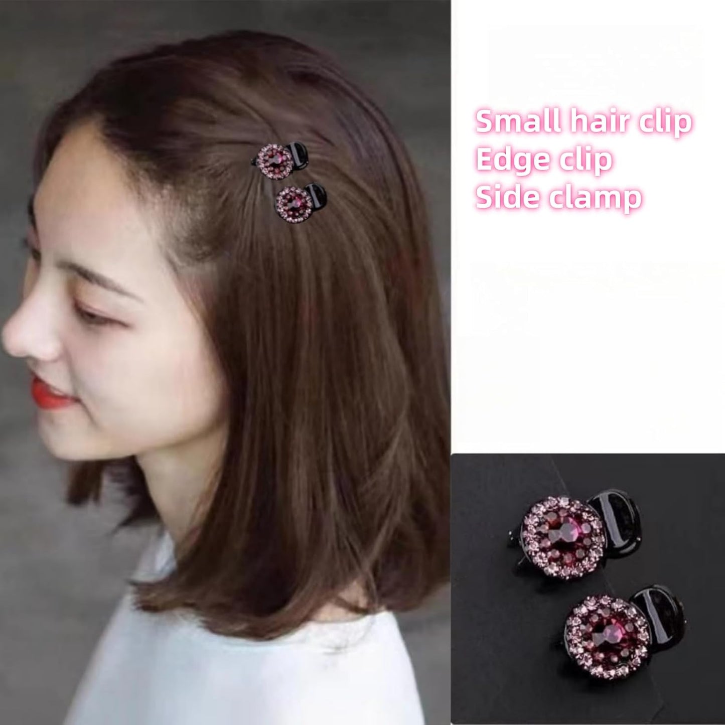 Mini small hair clips for women, exquisite fashion small claw clips hair clips women girl hair accessories(4pcs)