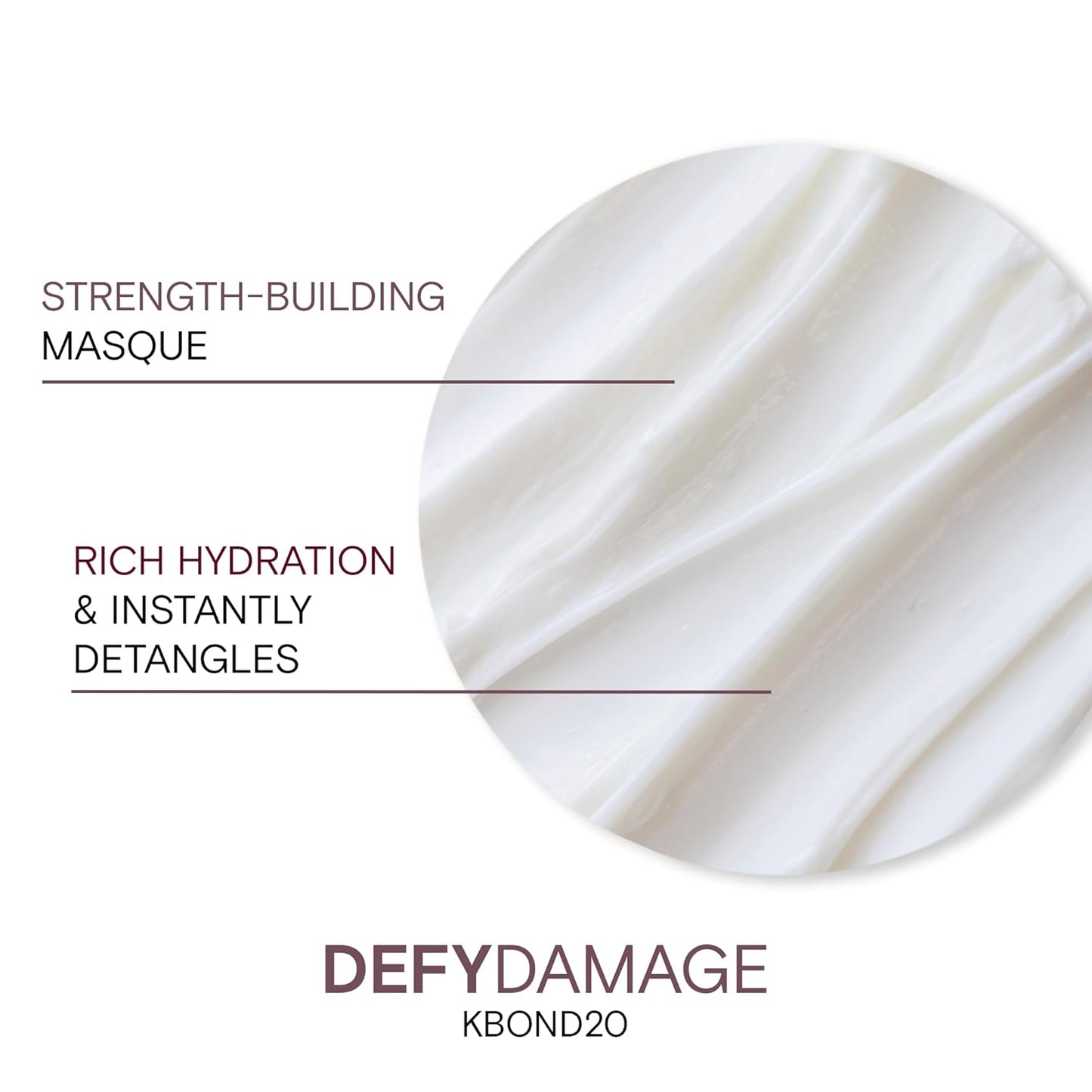 Joico Defy Damage KBOND20 Power Masque | For Stronger, Hydrated Hair | Color-Safe | Rebuild & Protect Bonds | Paraben-Free | Animal-Test Free Formula | 5.1 Fl Oz