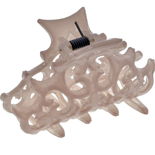 Camila Paris CP2906 French Hair Clip for Women, Amber, Girls Hair Claw Clips Jaw Fashion Durable and Styling Hair Accessories for Women, Strong Hold No Slip Grip, Made in France