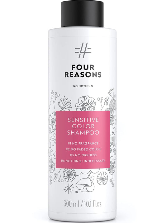 No nothing Sensitive shampoo for color treated hair - Fragrance Free - Hypoallergenic, Vegan, Paraben Free - Unscented Shampoo for Sensitive Scalp and Skin – 10.15 oz