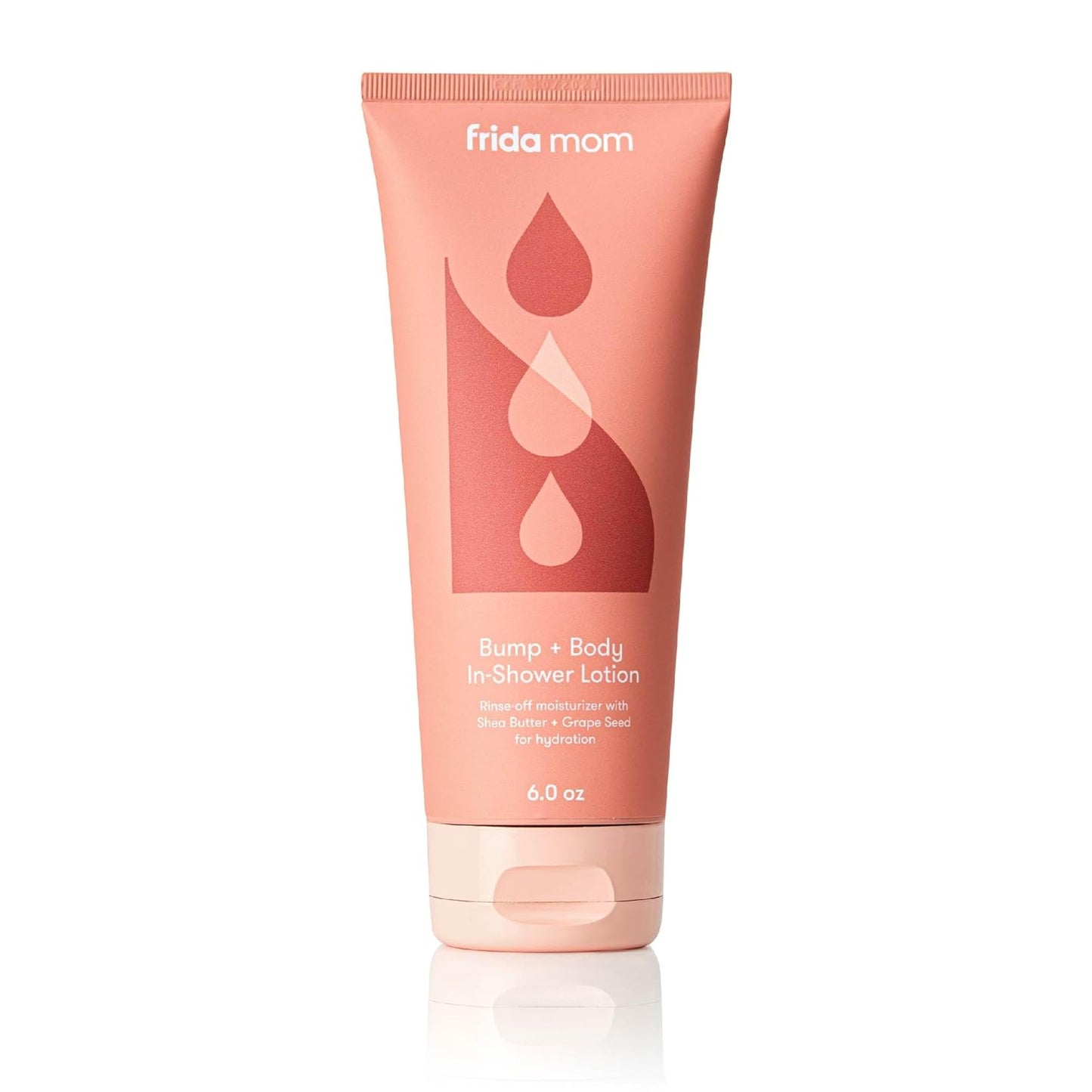 Frida Mom Pregnancy Belly Cream, In Shower Body Lotion for Fully Body and Bump, Moisturizing Lotion for Pregnant Dry and Stretched Skin, 6oz