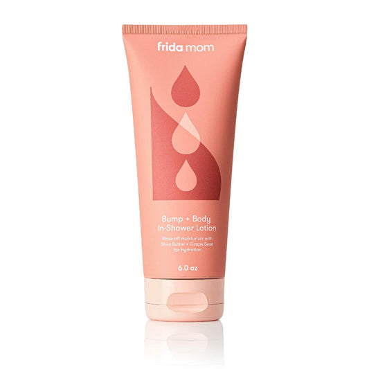 Frida Mom Pregnancy Belly Cream, In Shower Body Lotion for Fully Body and Bump, Moisturizing Lotion for Pregnant Dry and Stretched Skin, 6oz