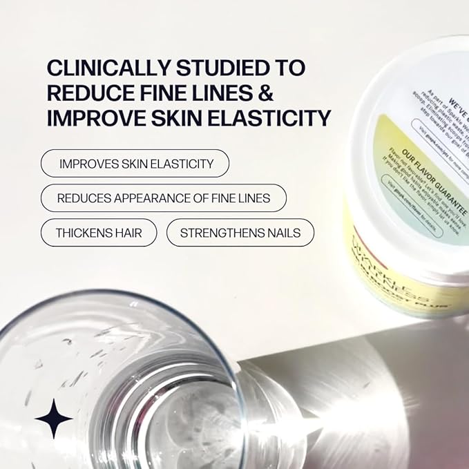 Sparkle Wellness Skin Boost Plus (Mixed Berry) [50-Serves] | Collagen Powder Supplement with VERISOL Bioactive Hydrolyzed Collagen Peptides, Vitamin C & Hyaluronic Acid to Improve Skin Elasticity