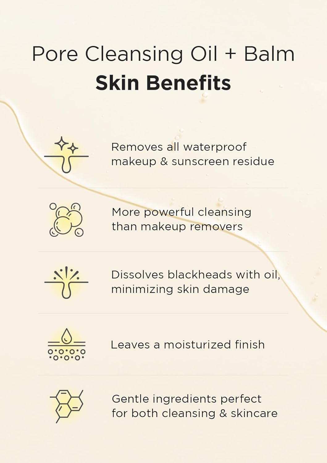 Hanskin BHA Pore Cleansing Oil and PHA Cleansing Balm, Sample Trial Size, Travel Size Mini Makeup Remover Set, Gentle Blackhead Cleanser for Combination and Oily Skin [30 ml/Pack of 2] + [8g/PHA Balm]