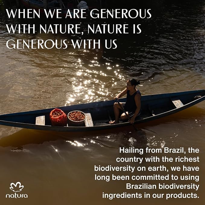 natura - Ekos Maracujá Hand Cream - Calming Hand Balm - Fast Absorption - 24-Hour Deep Hydration Skin Moisturizer - Vegan Skin Care - Brazilian Beauty Secrets - Self Care & Body Care - 2.6oz (75g)