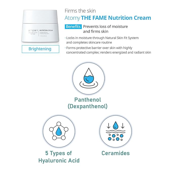Atomy Skin Care System The Fame Nutrition Cream 50ml x 2 Set - Anti Aging Wrinkle Korea Cosmetic 애터미