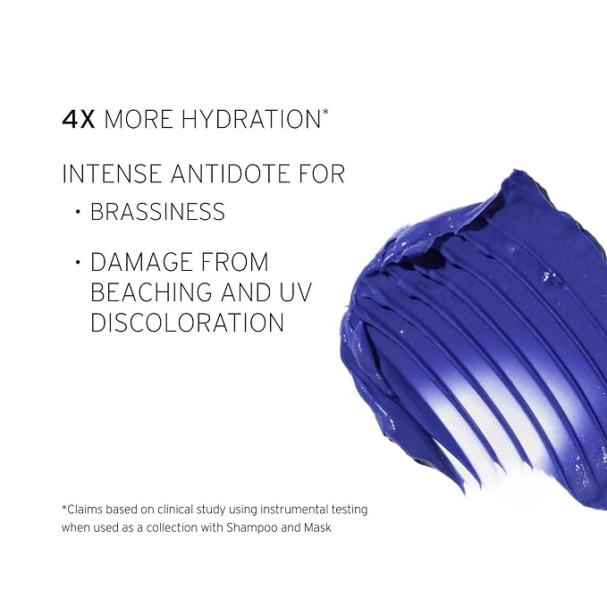 FEKKAI Blonde RX Hair Recovery Duo - Includes Purple Mask (7.5 oz) + Brightening Oil (1.7 oz) - Free of Sulfates, Parabens, Phthalates - Vegan, Cruelty-Free