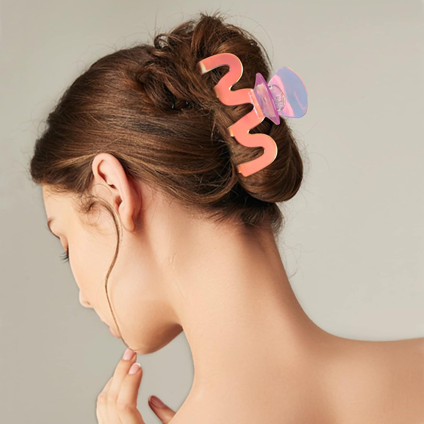 Jayongnee Large Claw Clips - 5Pcs for Thick and Thin Hair