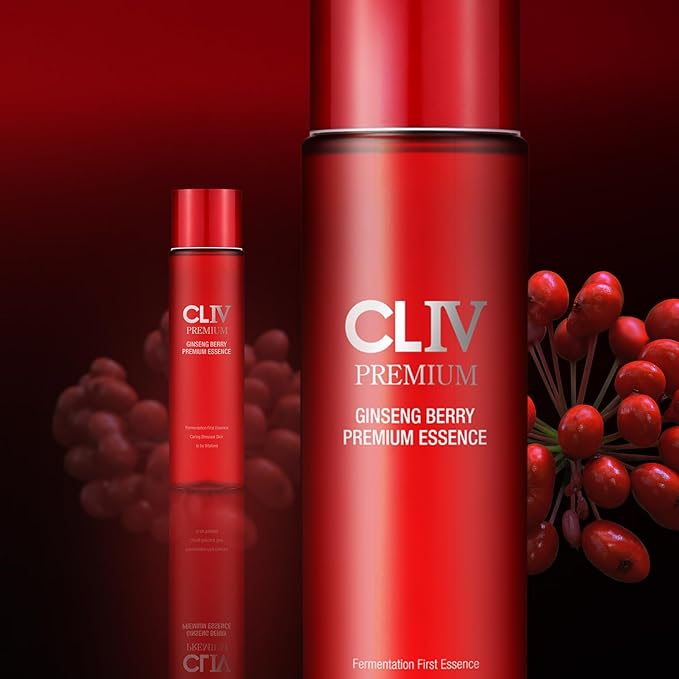 Ginseng Berry Premium Moisturizing Toner Essence with Ginseng Berry Fermentation Filtrate (Essence 6.08 fl.oz)