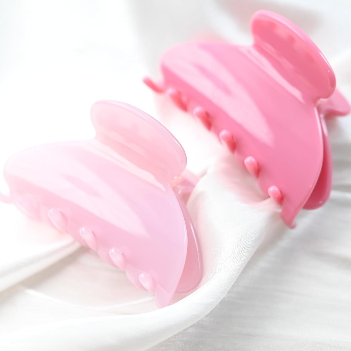 Handmade Celluloid Acetate French Design Barrettes Tortoise Shell Claws Hair Claw Luxury Fashion Accessories Hair Clip for Women (merlot powder)