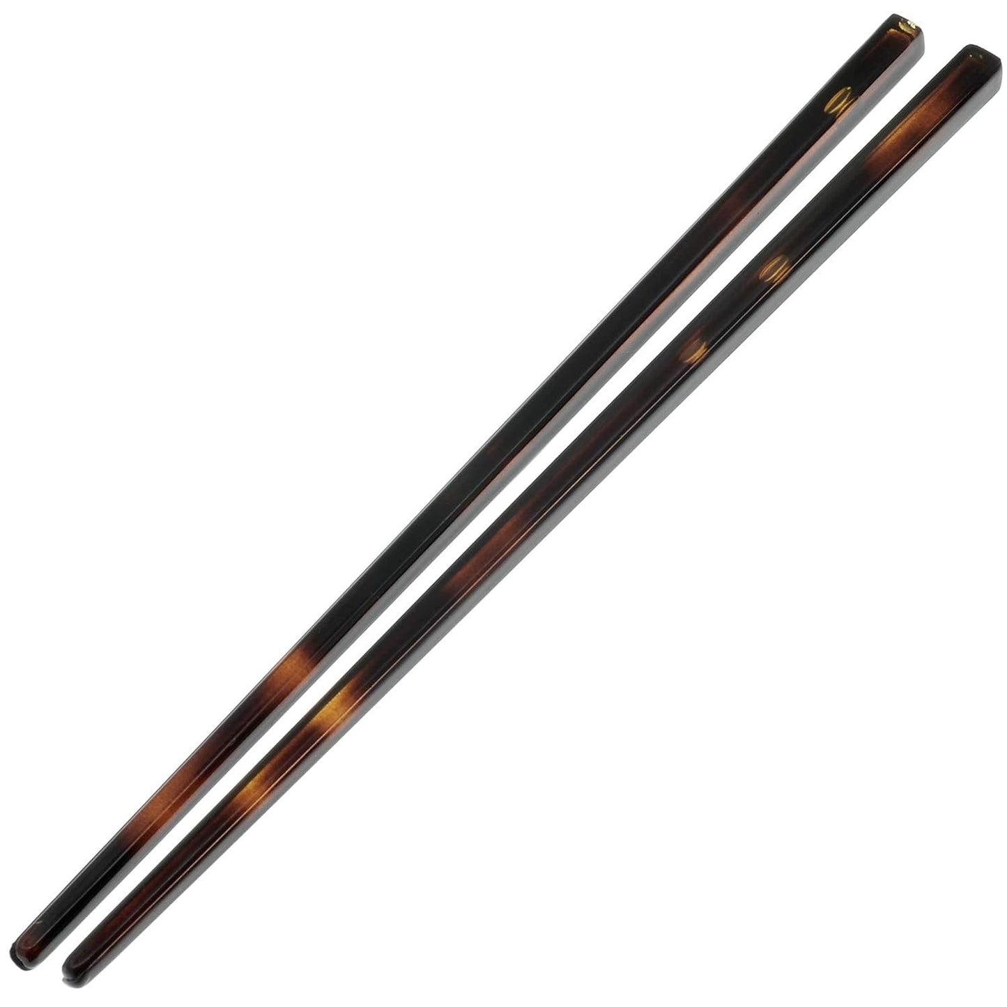 Camila Paris AD28/2 French Twist Stick Hair Pin, Set of 2 Tortoise Shell, Girls Chopsticks Hair Pins for Girls Spiral Updo Chignon Bun Holder, Styling Hair Accessories for Women, Made in France