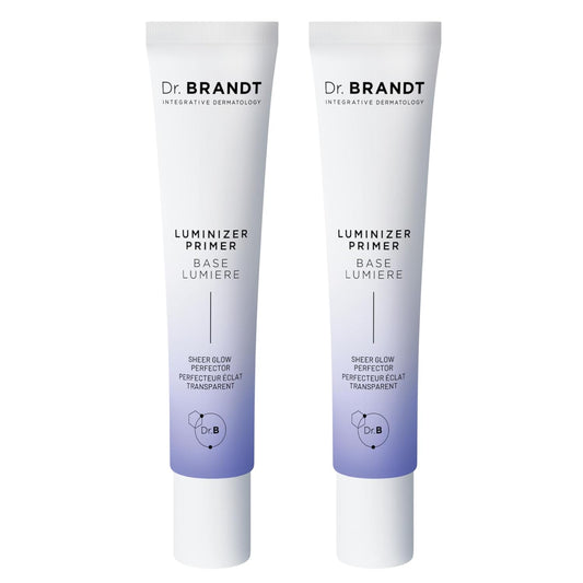 Dr. Brandt Pores No More Luminizer Primer - Blurs the Appearance of Pores & Imperfections, Provides a Smooth Canvas for Foundation + a Glowing, Flawless Complexion - 1 fl oz, Pack of 2