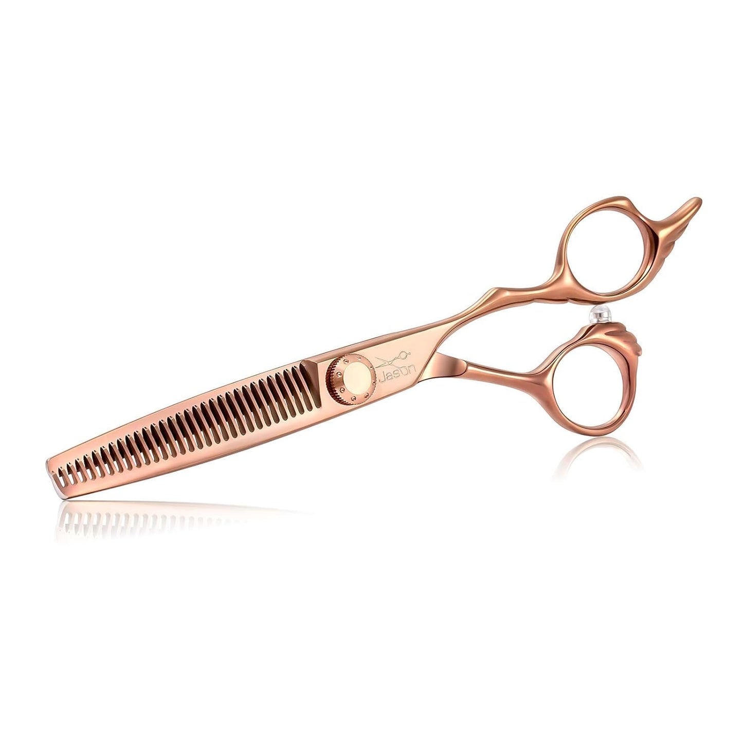 JASON 6" Hair Thinning Scissors, 30 Teeth Hair Blending Scissor Professional Trimming Hair Cutting Shears for Barber, Hairdresser, Stylist, Women and Men, Japanese 440C Stainless Steel