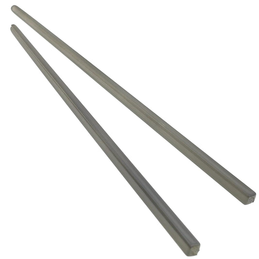 Camila Paris CP3381 French Twist Stick Hair Pin, Set of 2 Gray, Girls Chopsticks Hair Pins for Girls Spiral Updo Chignon Bun Holder, Styling Hair Accessories for Women, Made in France